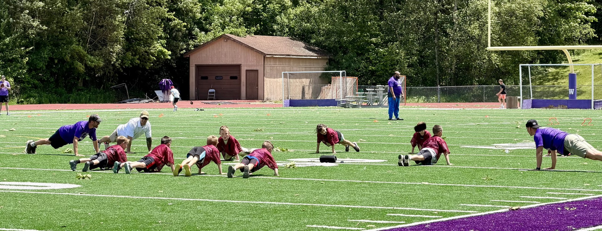 Flag football camp